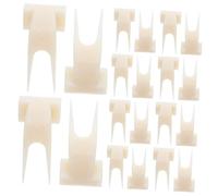 ROMISBABA 50 Piezas Parrot Food Holder Fork Large Cage Mounted Bird Fruit Skewers For Fresh Fruits Vegetables Easy To Install Plastic Feeding Clips For Healthy Bird Nutrition