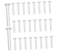 ROMISBABA 50piezas Topes Flexibles Para Pendientes Cierres De Botón Protectores De Pasadores Para Joyería