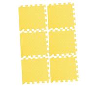 ROMISBABA 6 Piezas Alfombrilla Baldosas EVA Gruesas Textura Enlazables Tapete Protectora para Suelo Infantil