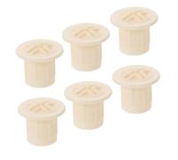 ROMISBABA 6 Piezas Tapas Protectoras para Tornillos de Plástico Blanco para Toboganes Infantiles Diámetro Interior Cubiertas de Fijación para Reparación y Fácil Infantiles Interior