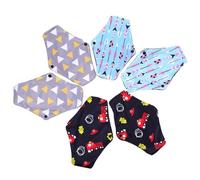 ROMISBABA 6 piezas Unidades de Compresas Sanitarias Reutilizables Bambú para Flujo y Protección contra Incontinencia Femenina Absorbentes y Cómodas para Uso Periodo Color Aleatorio