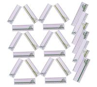 ROMISBABA 60 Hojas Placas para Escritorios Escolares con Etiquetas Adhesivas de Couché Resistente para Estudiantes de Primaria Fáciles de Usar y Almacenar