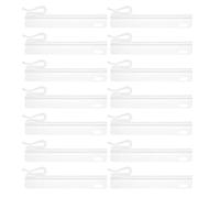 ROMISBABA 60 Piezas Ganchos Plisados Ajustables para Cortinas de Plástico Clips para Pinza Sistema de Trinquete para Baño y Hogar Fijación Segura y Ajuste Preciso