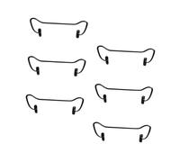 ROMISBABA 6piezas Botellero De Pared para Vino Tinto De Hierro Soporte para Montaje Pared para Decoración De Cocina o Salón