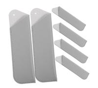 ROMISBABA 6piezas Funda De Cuero para Bolígrafos Estuche Elegante y Funcional para Fuente y Bolígrafo Protector De Escritura De PU Retro