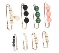 ROMISBABA 8 piezas Broche de Perlas Artificiales para Mujer de Imperdibles Decorativos para Vestidos Chal y Suéter Accesorio Seguro para Ajustar Cintura y Fijar Ropa