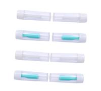 ROMISBABA 8 piezas Herramienta para Lentes de Contacto con Ventosa Succión Antideslizante Incluye Botella para Limpieza para Viaje y Uso Diario Compatible con Lentes Rgp y Duras Kit