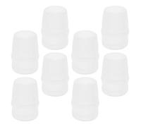 ROMISBABA 8 Válvulas de Mordida de Silicona para Botella de Agua Deportiva Boquillas Blandas Transparentes a Prueba de Fugas Kit de Repuesto para Ciclismo Running y Montañismo Orificio