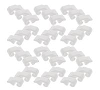 ROMISBABA 80 Piezas Clips de Conexión para Jaulas de Mascotas 80 Piezas, Sujetadores de Plástico para Paneles Modulares de Armarios y Zapateros, Pestillos Desmontables para