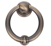 ROMISBABA Aldaba de Puerta Exterior Vintage de Aleación de Zinc, Llamador de Puerta Aro Compacto y Ergonómico, Base Lisa Reforzada para Entrada Principal, Accesorio Decorativo Rustico 1