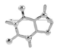 ROMISBABA Alfiler Molecular de Aleación de Zinc para Mujer Diseño Antideslizante y Cierre Seguro, Adecuado para Decoración de Ropa y Obsequio Especial