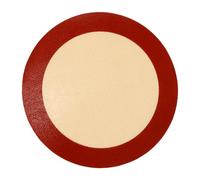 ROMISBABA Alfombrilla de Silicona Redonda 23 Cm para Horno y Microondas, Tapete Antiadherente Resistente al Calor Reutilizable para Freidora de Aire y Repostería
