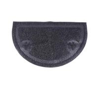ROMISBABA Alfombrilla Semicircular para Gato Antideslizante Absorbente de Suciedad y Arena Diseño Compacto y Duradero para Mascotas Color Aleatorio Color Aleatorio