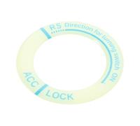 ROMISBABA Anillo Decorativo Luminiscente para Interruptor de Encendido de Coche Adhesiva para Switch de Ignición Visible la Oscuridad Fácil Instalación para Vehículos Elegante y