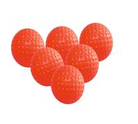 ROMISBABA Balones de Golf de Práctica para Interior 6 Unidades Rojas de Goma Resistente Diámetro 42 CM Balones de Entrenamiento Suaves y Flexibles para Ejercicios Deportivos