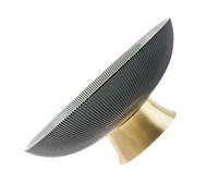 ROMISBABA Bandeja Alta de Vidrio para Frutas, Cuenco de Pedestal Decorativo Pequeño, Plato para Frutos Secos Transparente, Frutero para Hogar y Salón, Almacenamiento para Snacks y Dulces