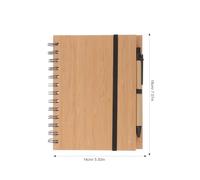 ROMISBABA Bloc de Notas Práctico Tapa, Cuaderno Espiral Pequeño, Papel, Adecuado para Oficina y Uso Diario, Bloc de Notas Portátil para Planificación y Registro