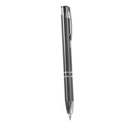 ROMISBABA Bolígrafo Metálico LED Resistente con Recarga Fácil Agarre Cómodo para Oficina y Regalo Escritura Suave y Duradera Color Gris