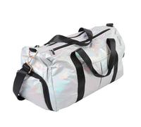 ROMISBABA Bolsa Multiusos para Deporte Yoga Seco y Húmedo Portátil Resistente Viaje Corto Plateada