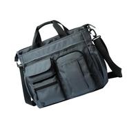 ROMISBABA Bolso Hombre Gran Capacidad Bolsa Hombro Oxford Multi para Viaje Negocios Uso Diario Tote Bag Dual Uso Gris