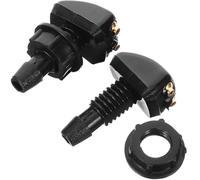 ROMISBABA Boquilla del Lavaparabrisas Delantero 2 Piezas, Kit de Boquillas Rociadoras para Parabrisas de Coche, Recambio Lavadoras Compatible para Limpieza y Segura del Limpiaparabrisas