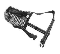ROMISBABA Bozal para Perro Grande Protector Antiladridos Ajustable Poliéster Resistente