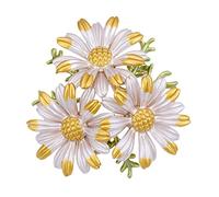 ROMISBABA Broche Antiexposición De Margarita Broche Creativo Para Mujer Para Banquete De Boda Accesorio De Moda Para Vestidos