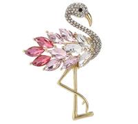 ROMISBABA Broche de con Cristales Decorativos para Ropa Mujer Pin Elegante con Brillo para Vestidos y Banquetes Accesorio Femenino Chic para