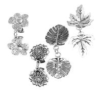 ROMISBABA Broches Vintage para Mujer 4 Piezas Hebillas de Bufanda de Aleación Diseño de Hojas y Flores Pinzas Multifuncionales para Suéter Cárdigan Chal y Ropa de Viaje