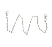 ROMISBABA Cadena para Pantalones Punk de Metal Resistente con Hebilla Accesorio Hip Hop y Moda para Jeans Unisex para Colgar Llaves y Complementos