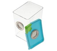 ROMISBABA Caja De 1 Pieza Terrario De Insectos Jaula De Terrario para Reptiles Pequeño Contenedor De Comida para Reptiles Tanque De Terrario De Serpientes Geco Alimentación Envase Acrílico