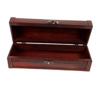 ROMISBABA Caja de Madera para Vino Retro Resistente con Cierre Seguro para Embalaje y Portabotellas Decorativo para Botellas de Vino
