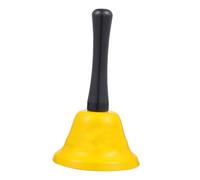 ROMISBABA Campana de Mano de Metal para Fiesta Timbre de Servicio para Bar y Sonido para Eventos y Decoración Fiestas de Amarillo Ring For Beer