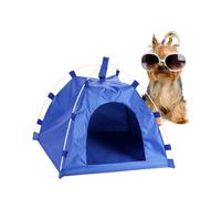 ROMISBABA Carpa para Mascotas De Oxford Plegable y Ligera con Varillas Desmontables para Perros y Gatos Exteriores Color Azul