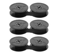 ROMISBABA Cinta para Máquina de Escribir Manual Portátil Negra de Doble Carrete Recambio de Nailon Ancho Compatible con Modelos Generales 1009FN 1066FN NE800 NE3000 Pack de 3 Unidades