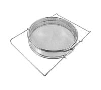 ROMISBABA Colador de Miel de Acero Inoxidable de Doble Capa 1 Pieza, Cedazo para Filtrar Impurezas de Abeja, Filtro Reutilizable para Apicultura y Cocina Doméstica