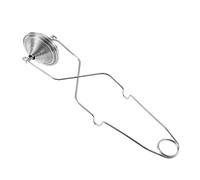 ROMISBABA Colador Tamizador de Mano de Acero Inoxidable Plata Malla Fina y Resistente al Óxido para Tamizar Harina y Polvo de Almendra Cocina