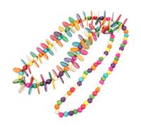 ROMISBABA Collar Bohemio De Cuentas De Cáscara De Para Mujer Collar De Cuentas Llamativo De Colores Para Fiesta Hawaiana