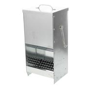 ROMISBABA Comedero de Alimentos dispensador de Alimentos de Conejillo de Indias dispensador de Comida para Conejos alimentador de gallineros comederos para Conejos para jaulas Planchar Plata