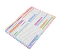 ROMISBABA Compacto Planificador Semanal Diario para Gestión Financiera Personal y Empresarial Cuaderno de Presupuesto Seguimiento de Gastos y Análisis de Ingresos