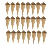 ROMISBABA Conos de Papel para Pétalos de Fiesta Capacidad Grande, Material Papel Delicado, Ideales para Bodas Clásicas y Retro, Paquete de 60 Unidades