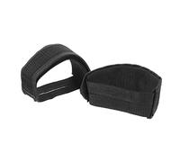 ROMISBABA Correas Ajustables para Pedal de Bicicleta de Bandas de Sujeción para Pies Accesorio Duradero y Fácil de Instalar Compatible Mayoría de Bicicletas Color Negro