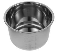 ROMISBABA Cubeta Interior De Acero Inoxidable para Olla Arrocera 24Cm Repuesto De Olla Cocina EléCtrica con Revestimiento Antiadherente Y Escala Integrada para Uso VersáTil En Hogar