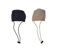 ROMISBABA Cubrezapatillas Talón del Pie Derecho para Conducir, Protección Antidesgaste Diseño Simple, 2 Piezas en Negro y Caqui Hebilla y Cuerda Elástica
