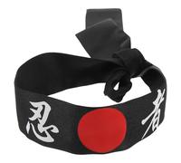 ROMISBABA Diadema Ancha Japonesa de Algodón para Samurai y Chef, Tamaño Ajustable y Resistente a Deformaciones, Adecuado para Entrenamiento de Karate y Eventos Tradicionales
