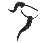 ROMISBABA Diadema con Cuernos Desmontables de Oveja y Buey para Halloween Accesorio Ligero y Duradero de PU para Cosplay y Fiestas Temáticas Compatible con Estilos Gótico y Punk