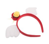 ROMISBABA Diadema de Caballo para Año Chino Aro Pelo Alas Voladoras Accesorio para Fotos de Fiestas Diadema Temática de Caballos Lindo Tocado