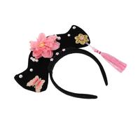 ROMISBABA Diadema Vintage Princesa Estilo Palacio Qing Dinastía para Hanfu Accesorio Cabello Retro para Fiesta Cosplay Fotografía Cultural