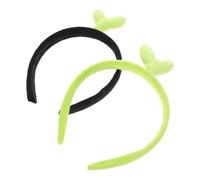 ROMISBABA Diademas de Brotes de Soja para Niñas 2 Pcs, Accesorios Cabello Ligeros y Cómodos, Ideales para Cosplay y Fiestas Estilo Dulce y Natural