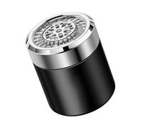 ROMISBABA Difusor de Aroma Sólido para Coche en Color Negro, Hecho de Abs y Vidrio, Crea Ambiente Fresco y Cómodo, Evita Derrames y Desorden, Adecuado para Uso en Automóvil